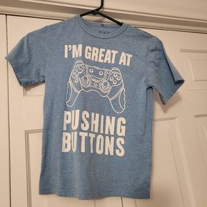 Children's Place boys t-shirt. Blue. Medium